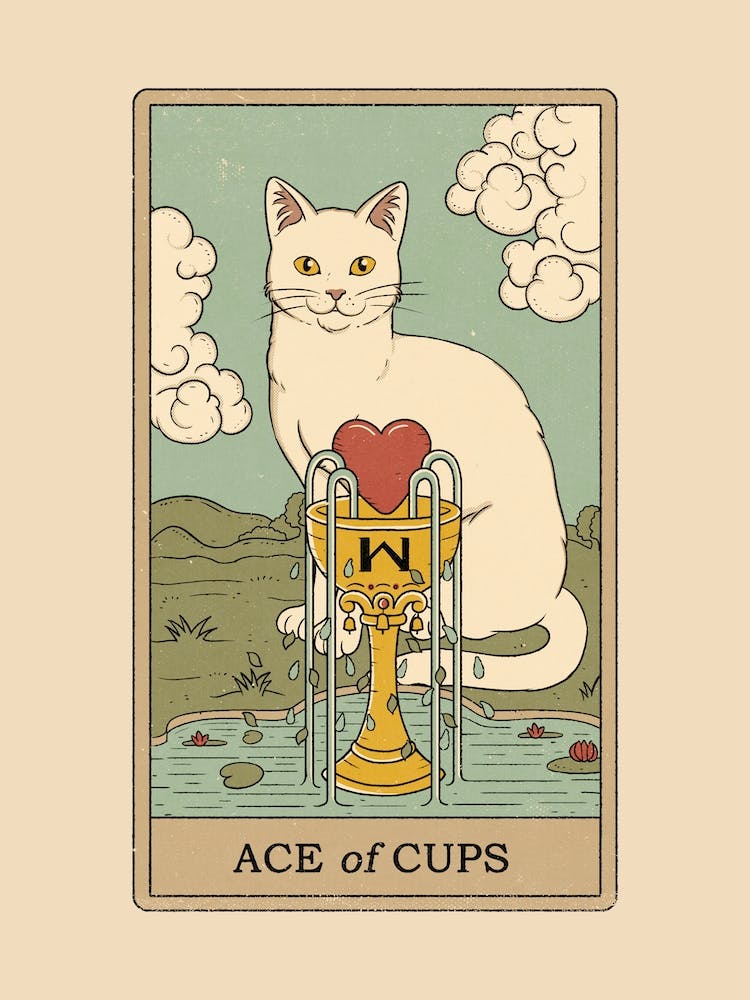 Ace Of Cups   Cats Tarot