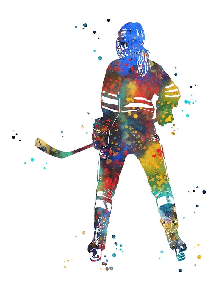 Hockey Player Girl