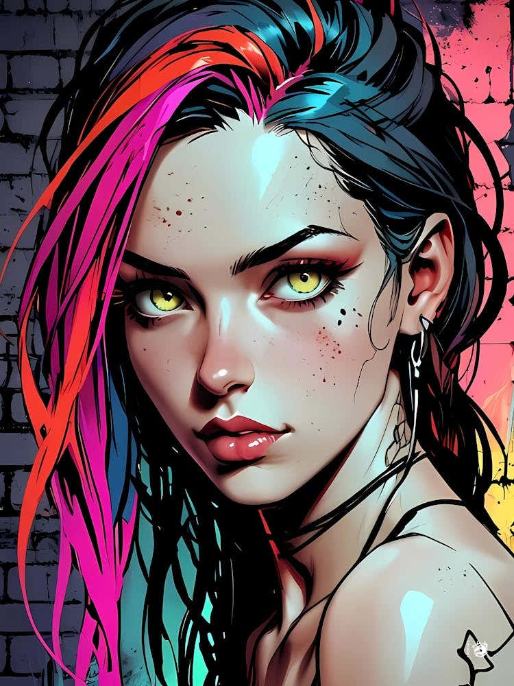 Futuristic Anime Girl