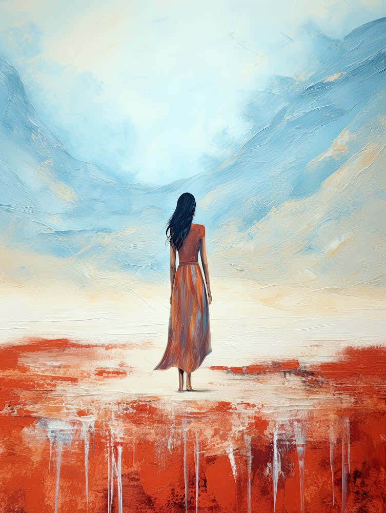 Ancestral Star Dance, Boho Art Style