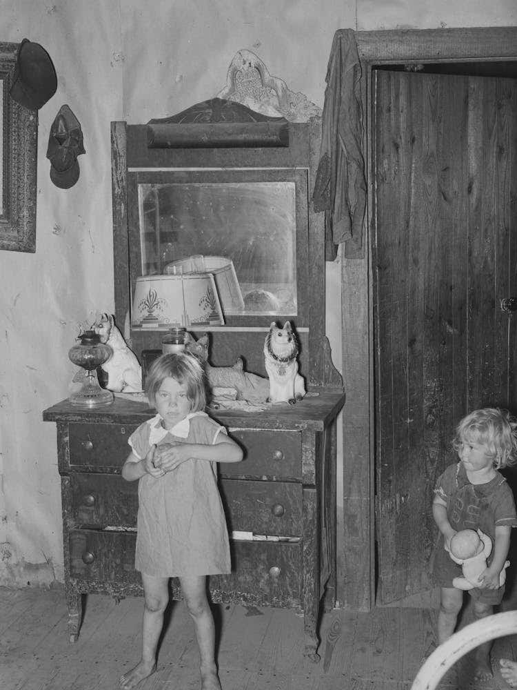 Southeast Missouri Farms,Children Of Fsa (Farm Security Administration) Client, Former Sharecropper, In Bedroo