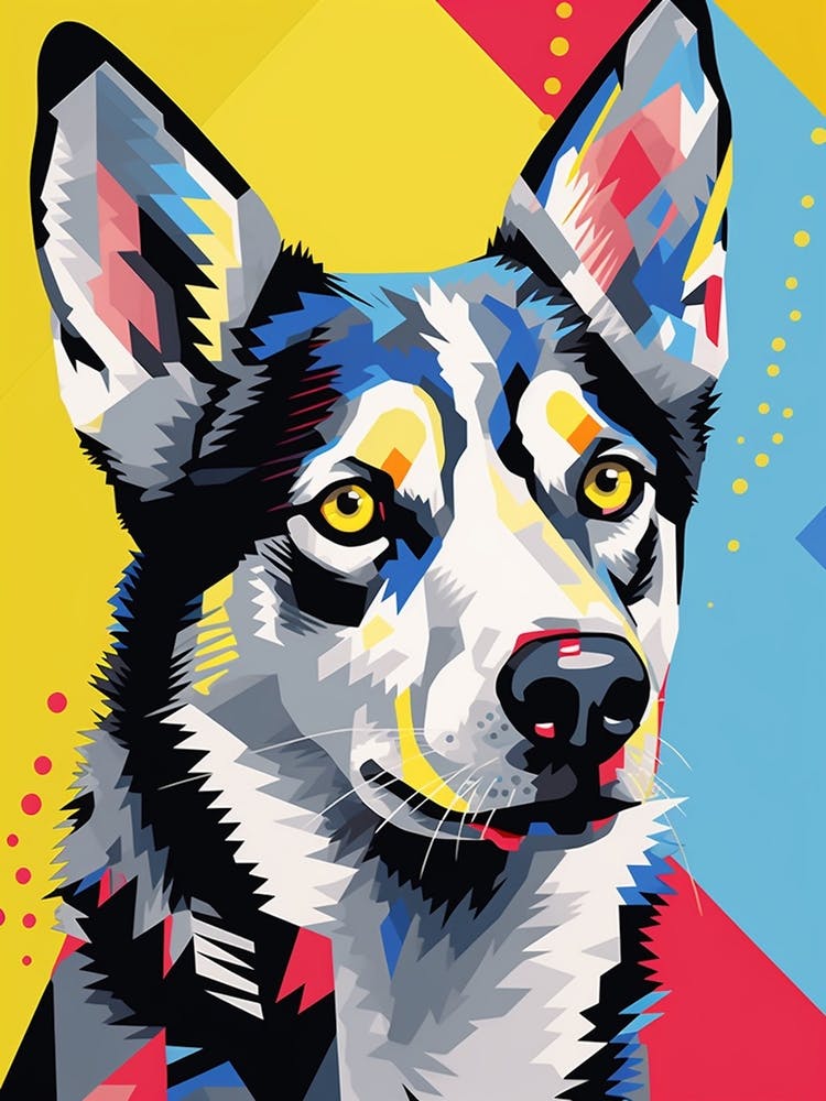 Pop Art Husky 3