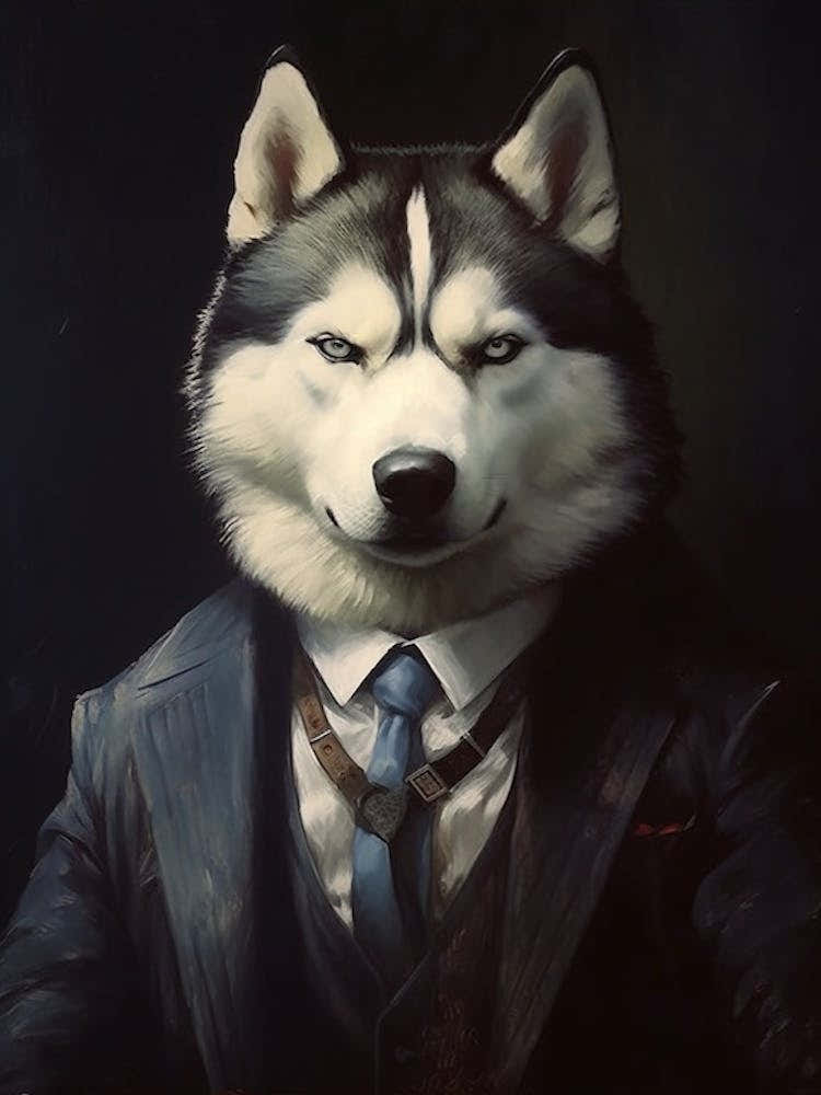 Gangster Dog Siberian Husky