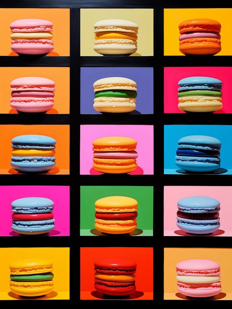 Photograph Negative Macarons