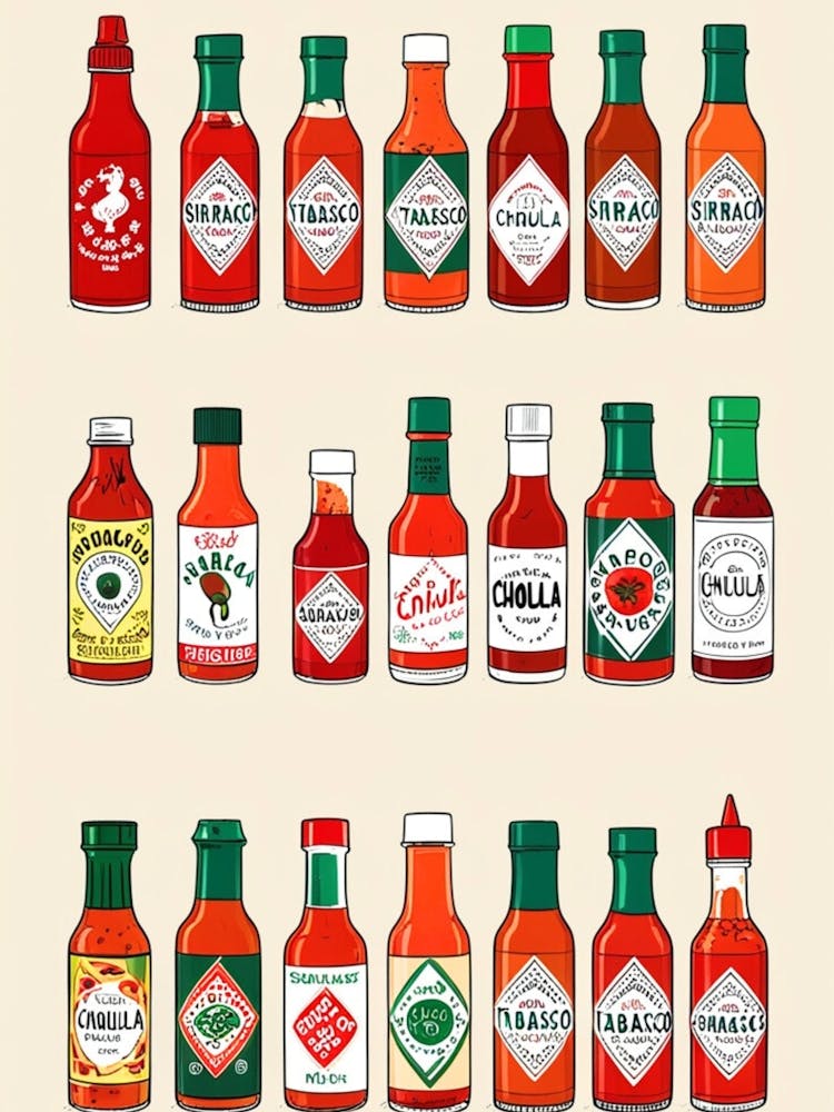 Hot Sauce Bottles 10