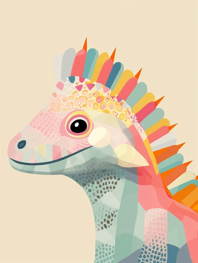 Colourful Dinosaur Panoplosaurus