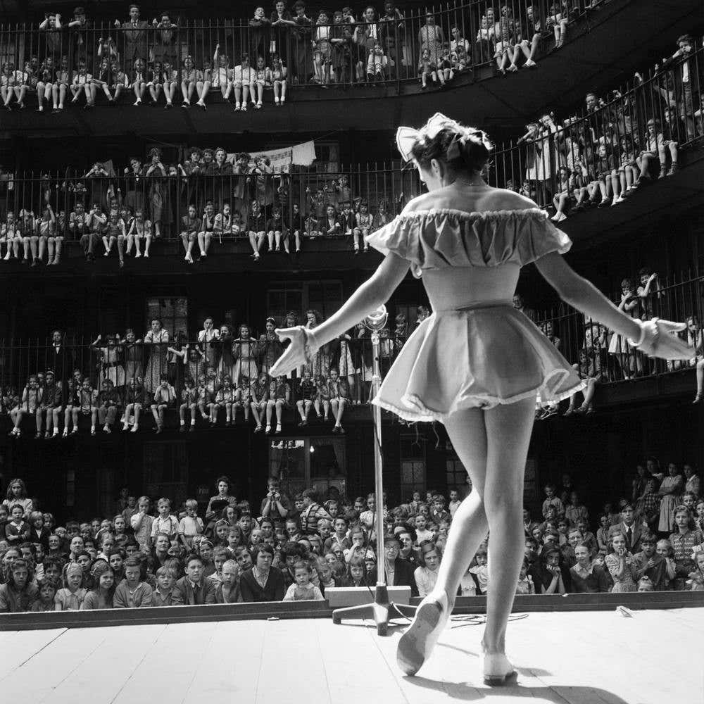 Housing Estate Theatre Performance, London 1953