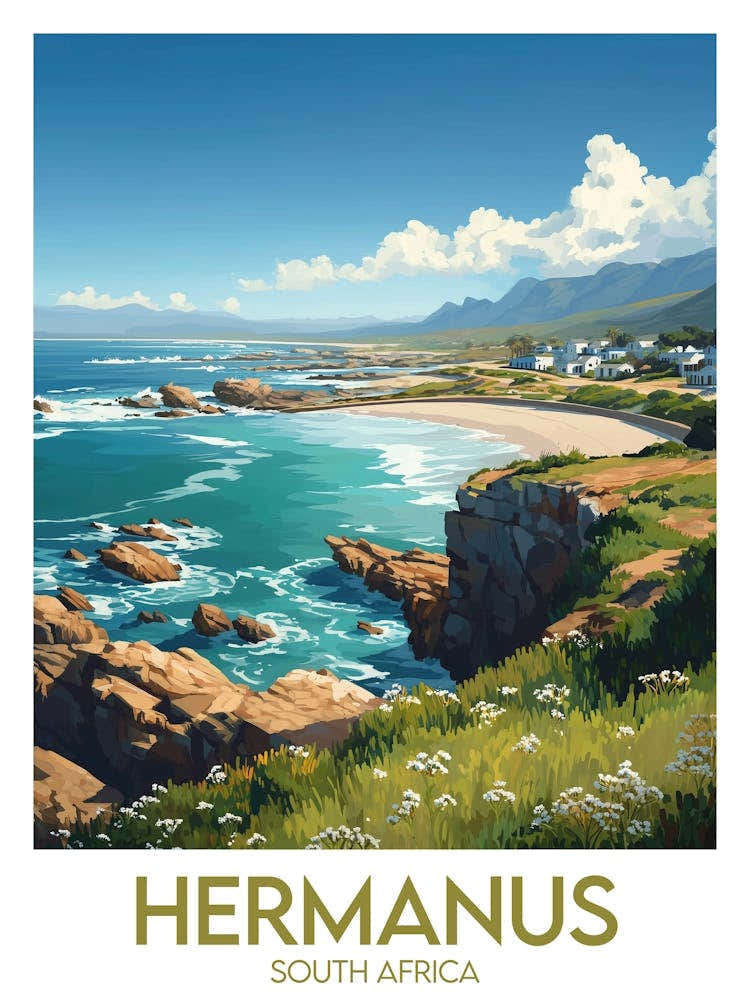 Affiche de voyage Hermanus