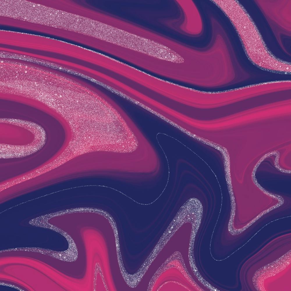 Purple Swirls Painting