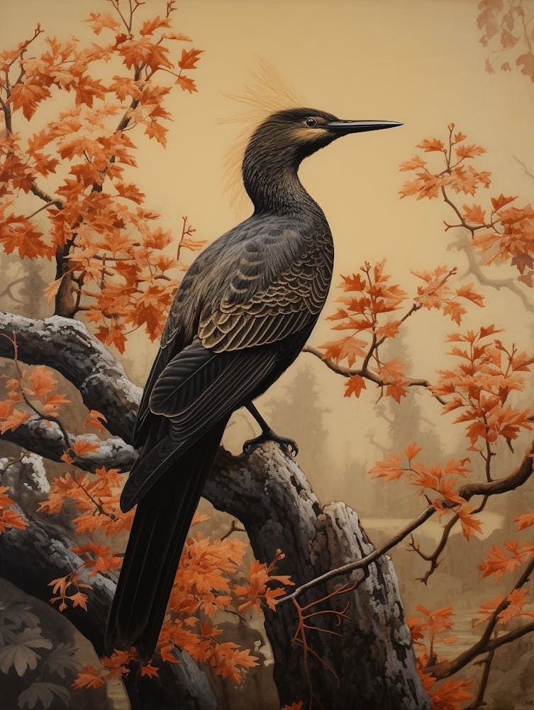 Dark And Moody Botanical Cormorant 1