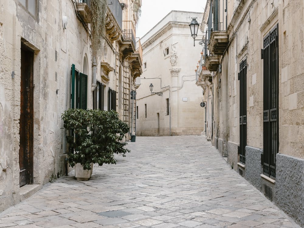 Street In Lecce Italy