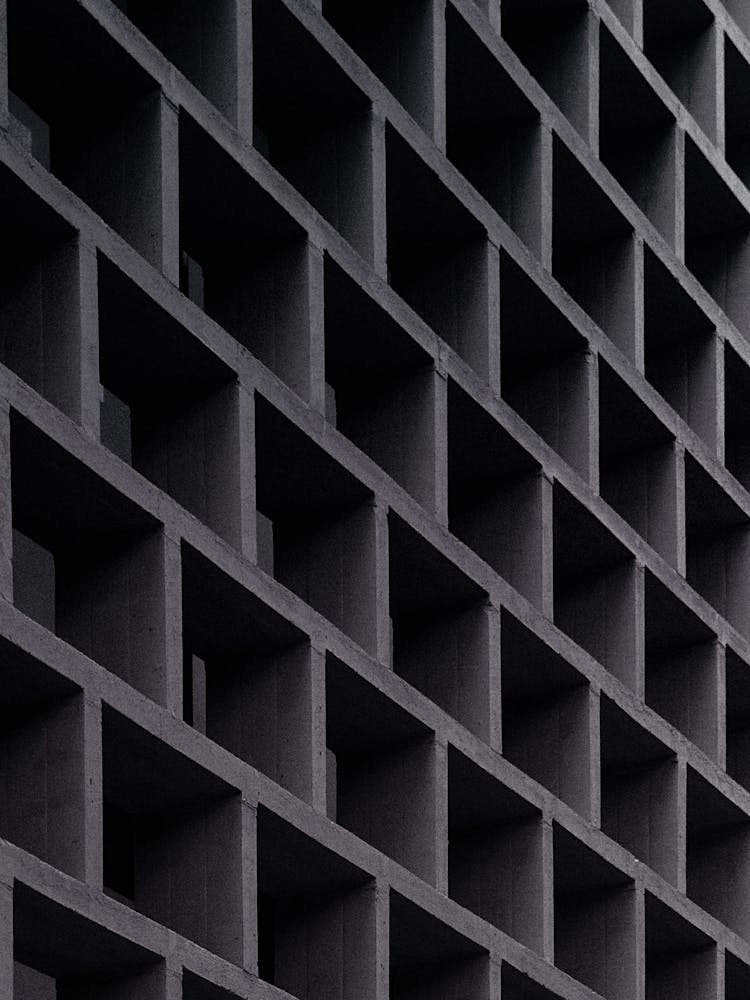 Black Concrete Wall