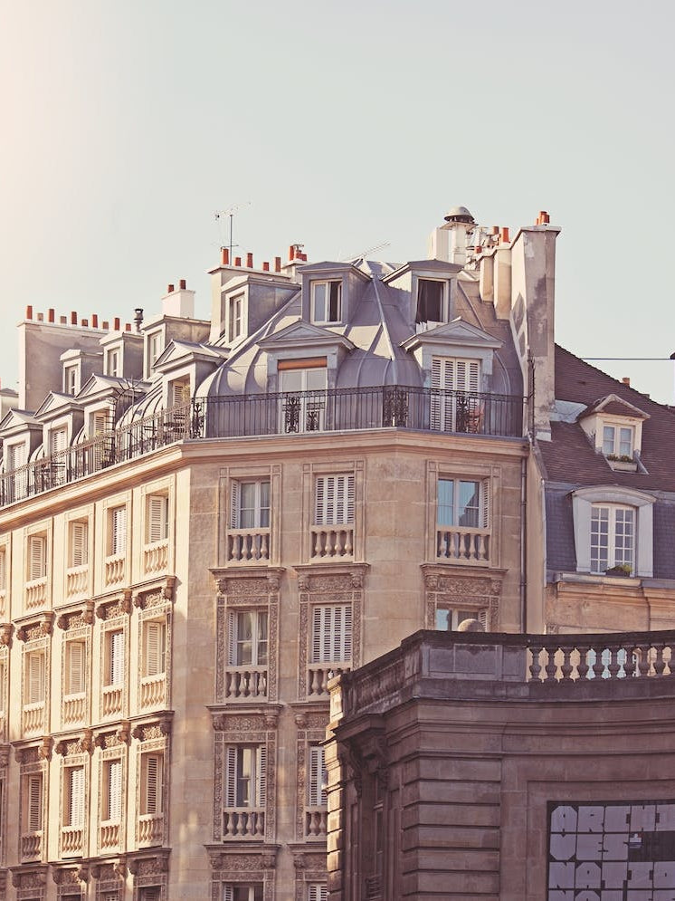 Paris Rooftops Square