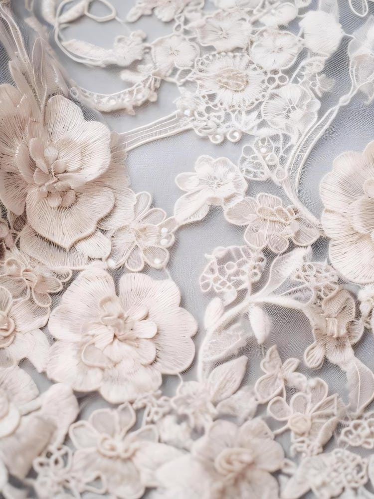 Lace And Flowers