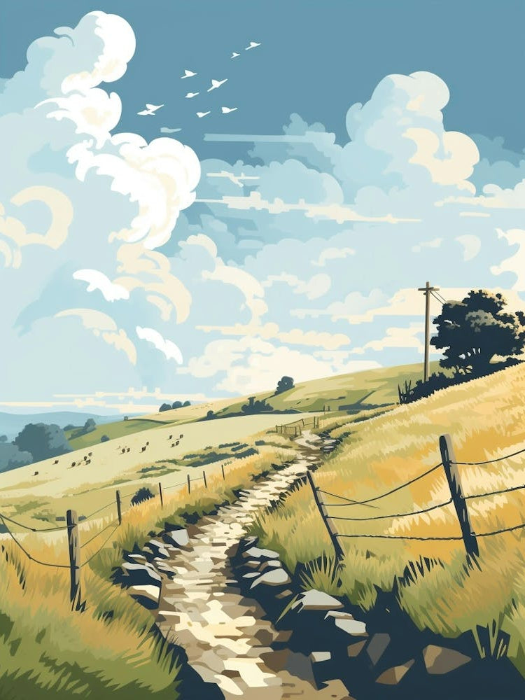 The Cotswold Way England 8 Hiking Trail Landscape