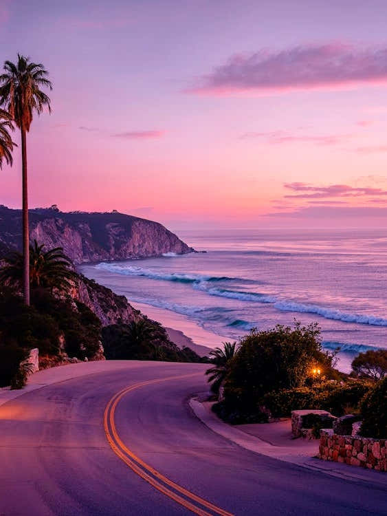 California Dreaming - L.A Beach Road