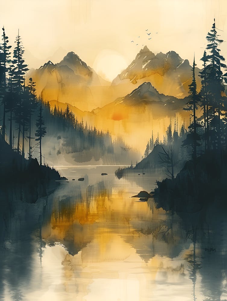 Sunset In The Mountains 9