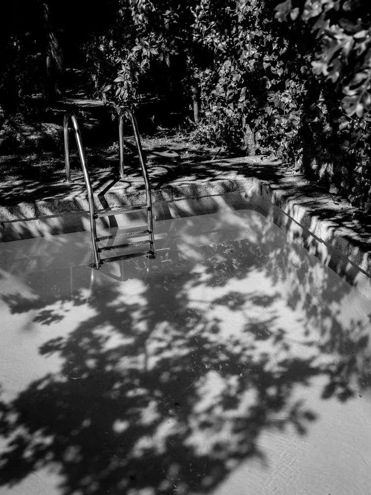 Shadows in the pool, Madrid, Spain