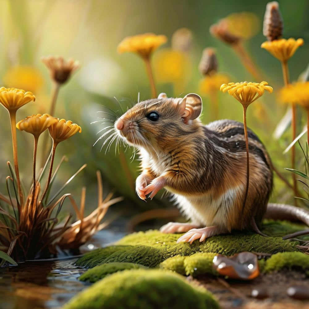 Mouse In The Grass