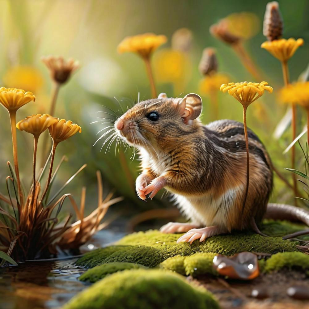 Mouse In The Grass