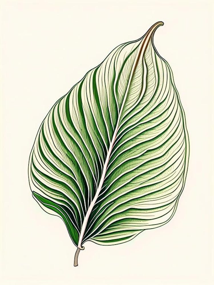 Hosta Leaf Warm Tones 3