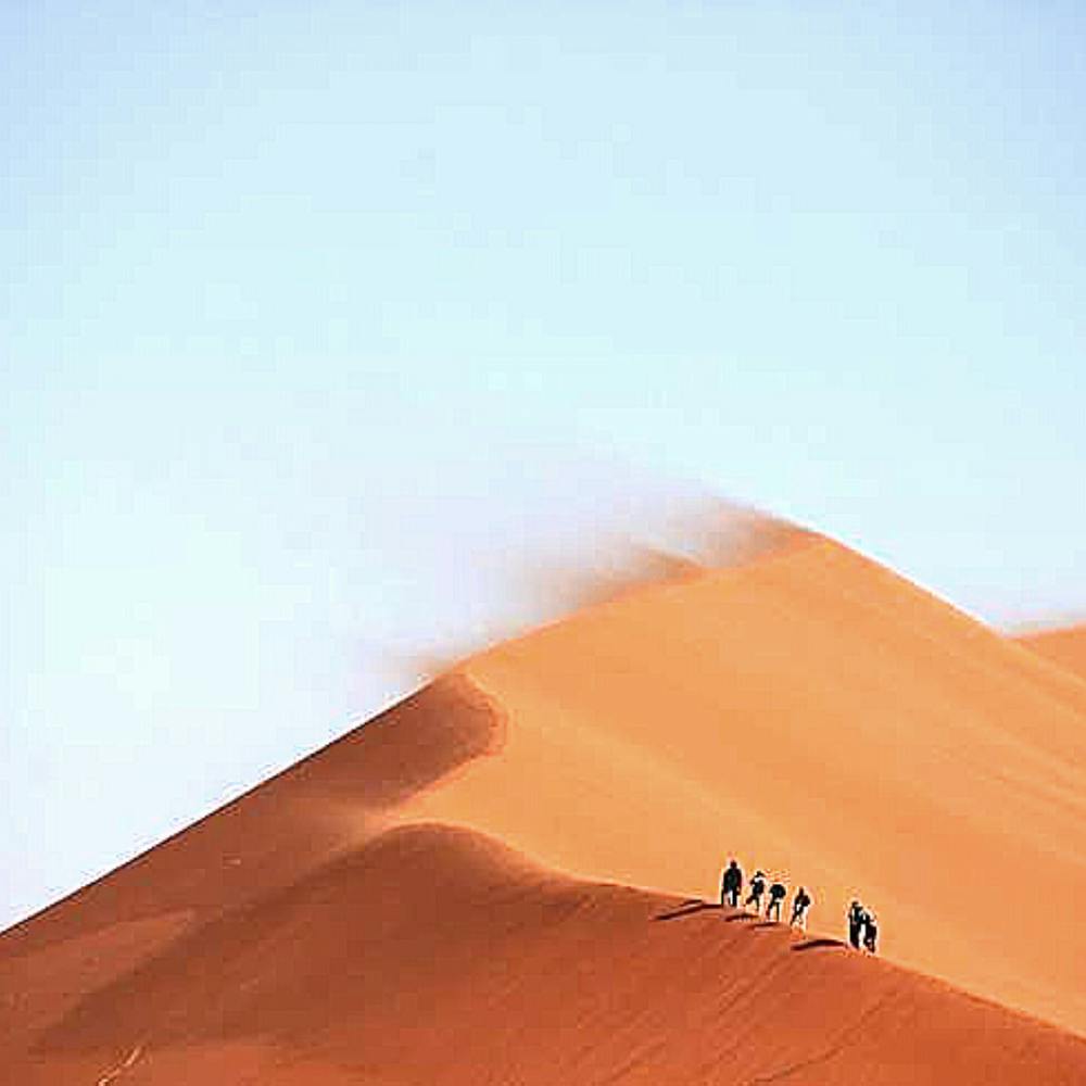 Sand Dunes In Namibia