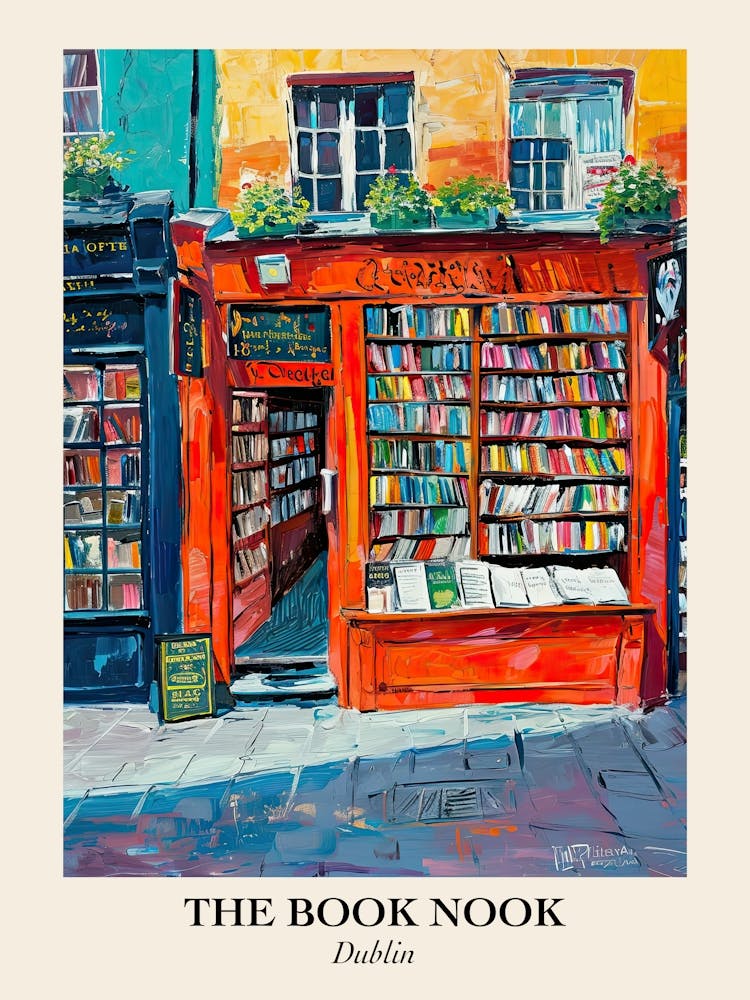 Dublin Book Nook Bookshop 1 Poster
