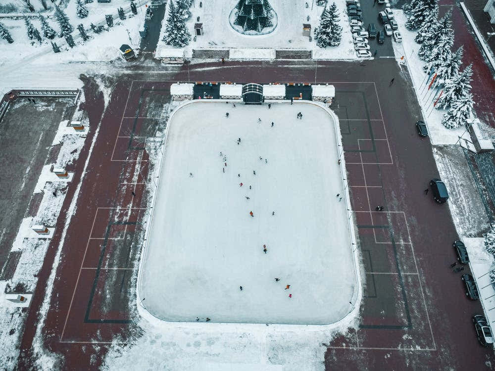 SAMARA POSTER, Samara Russia City Print - Ice skating rinks in Samara