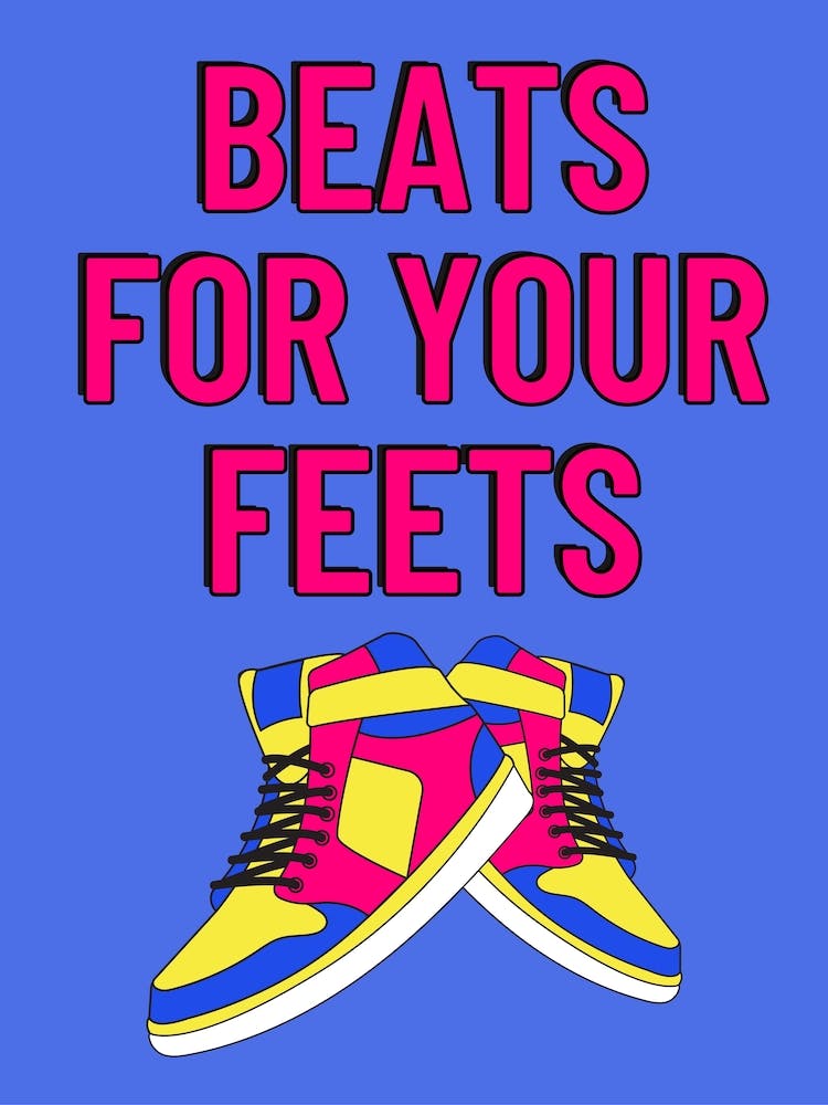 Beats For Your Feets - Blue