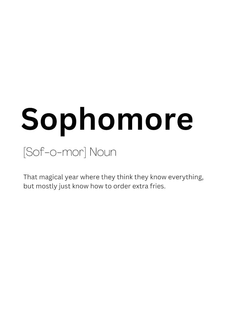 Sophomore Definition Meaning