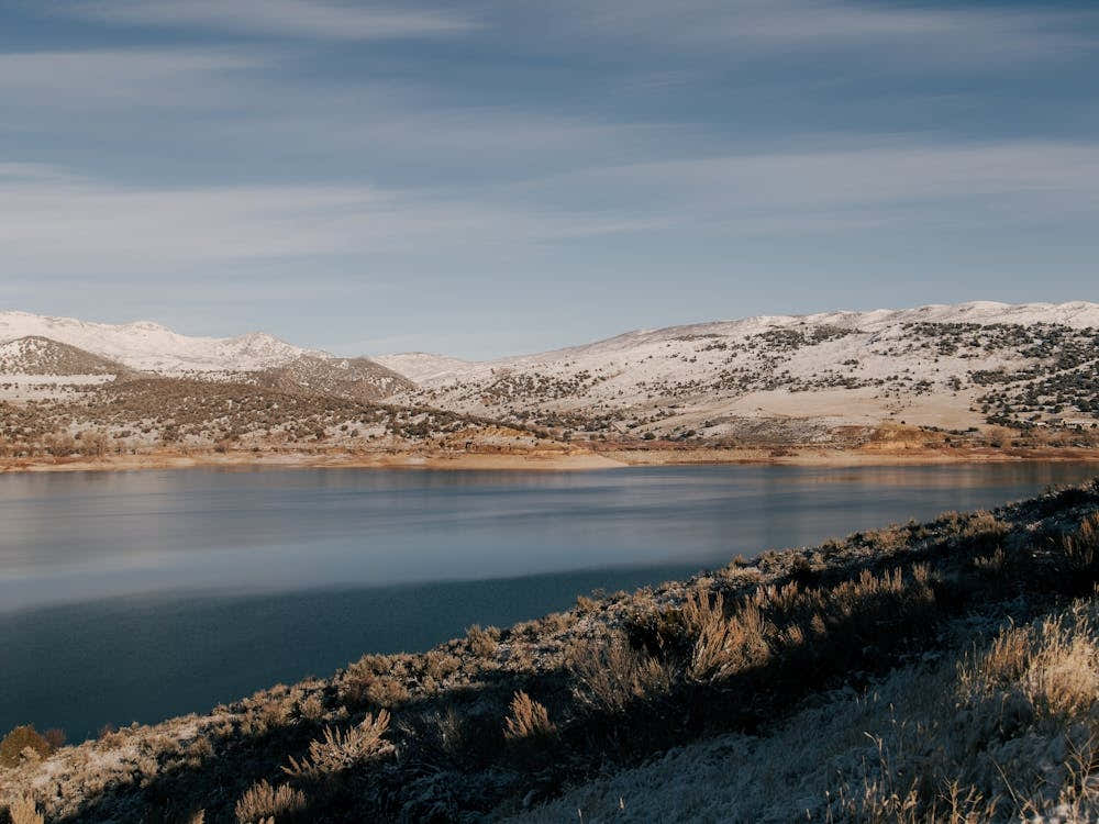 Echo Reservoir Utah Snowy Lake II