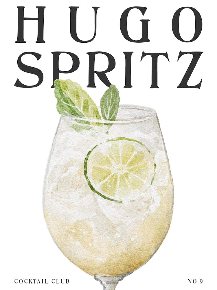 Watercolour Hugo Spritz