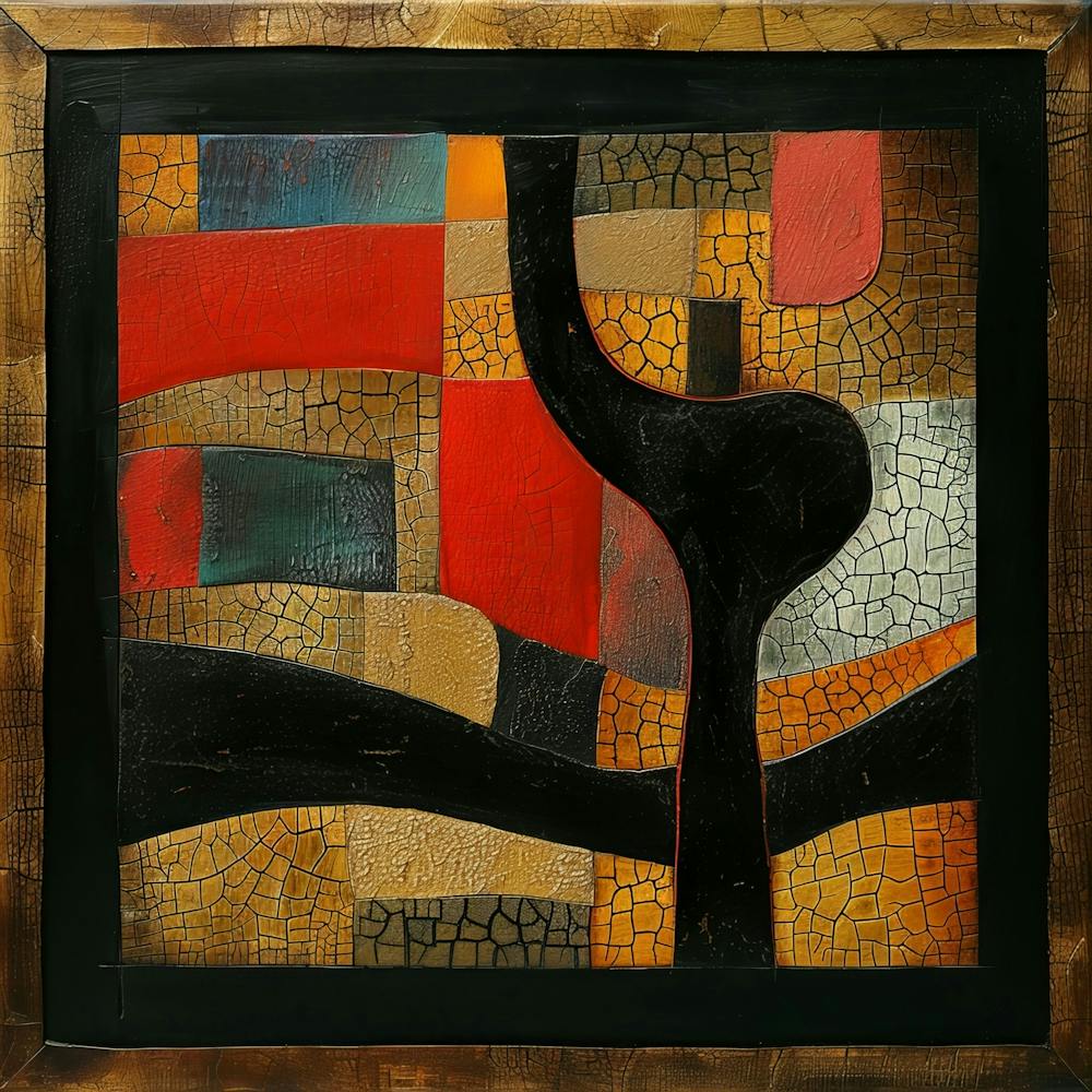 ''Singularity'' Abstract Painting