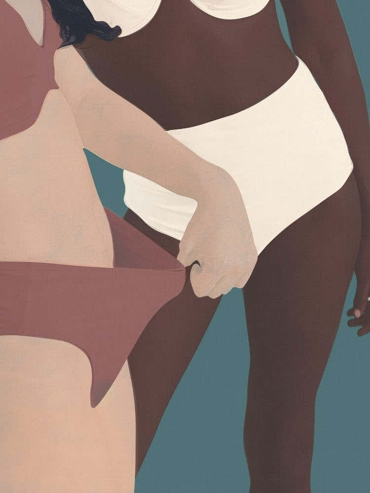 Two Women In Bikinis