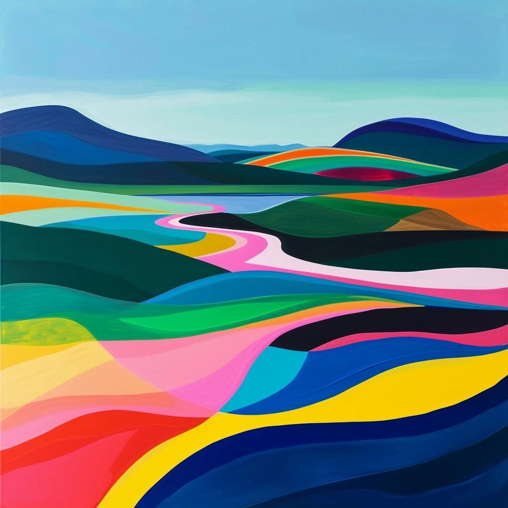 Abstract Travel Collection Norway 1