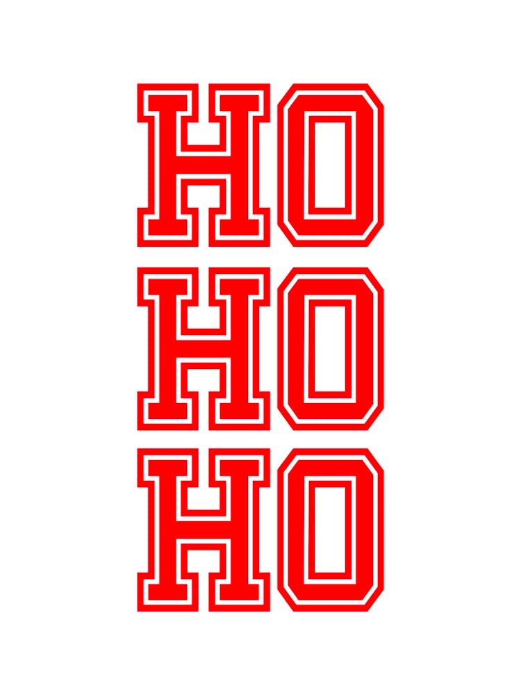 Ho Ho Ho Christmas Varsity