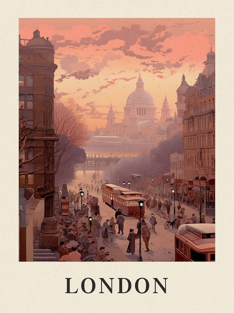 Vintage Travel Poster London