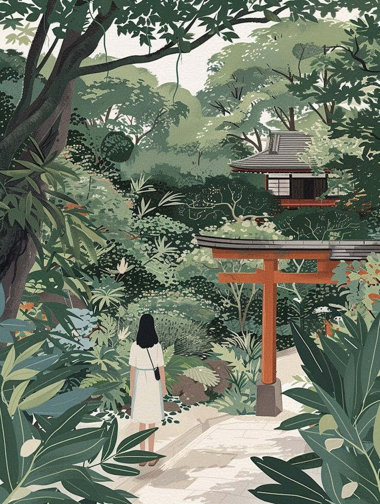 In The Garden Meiji Shrine Japan 2