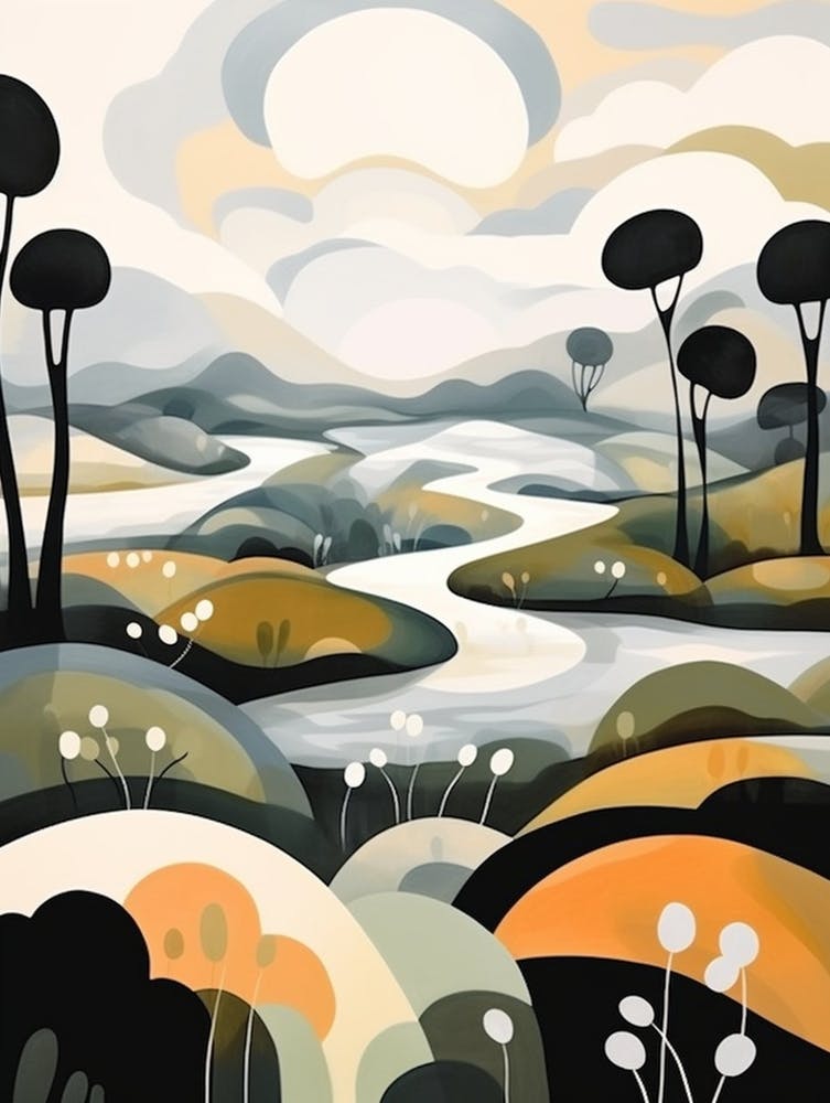 Meadow Abstract Minimalist 6