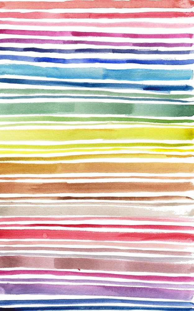Rainbow Abstract Lines