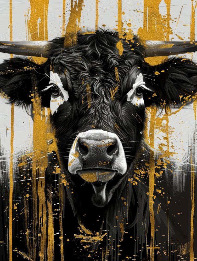 Bull - Canvas Print