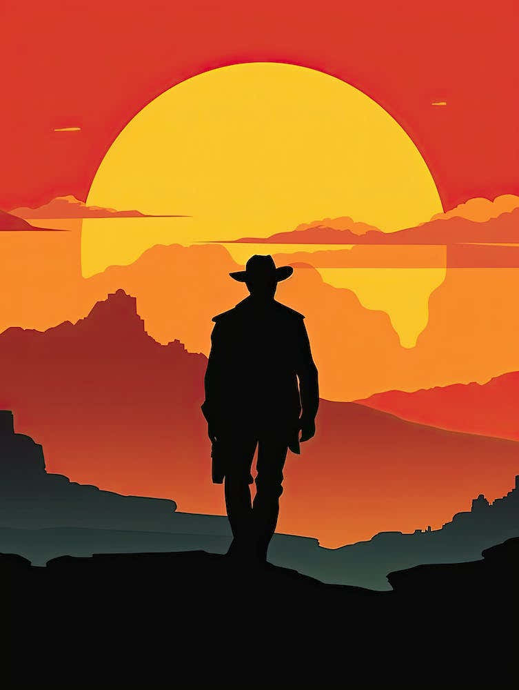 Elegant Cowboy Balance