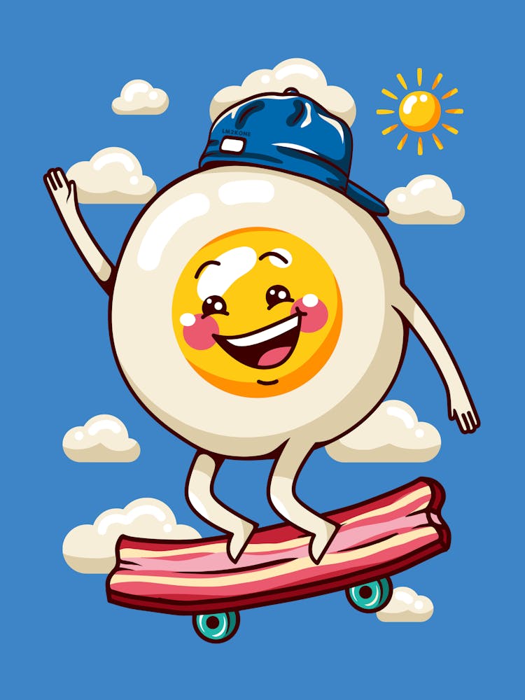 Funny Fried Egg