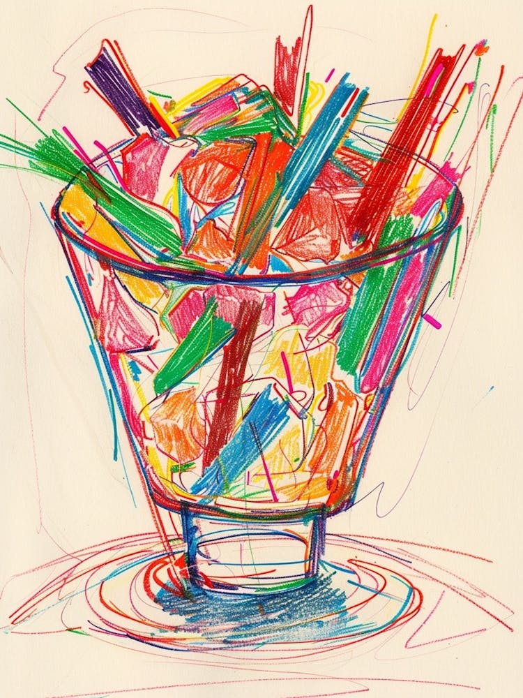 Jelly Trifle Children S Scribble Style 2