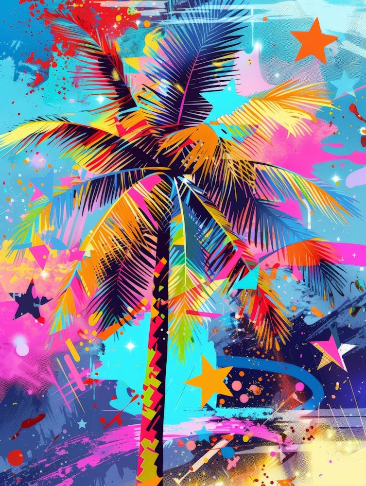 Palm Tree Painting 5