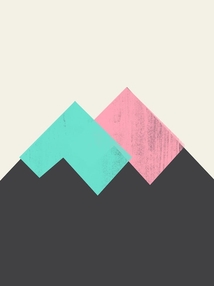 Pastel Mountains I