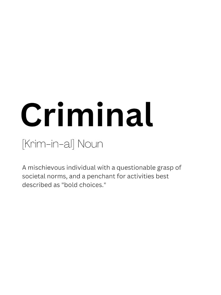 Criminal Definition Meaning 1