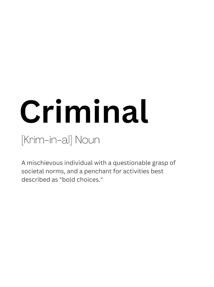 Criminal Definition Meaning 1