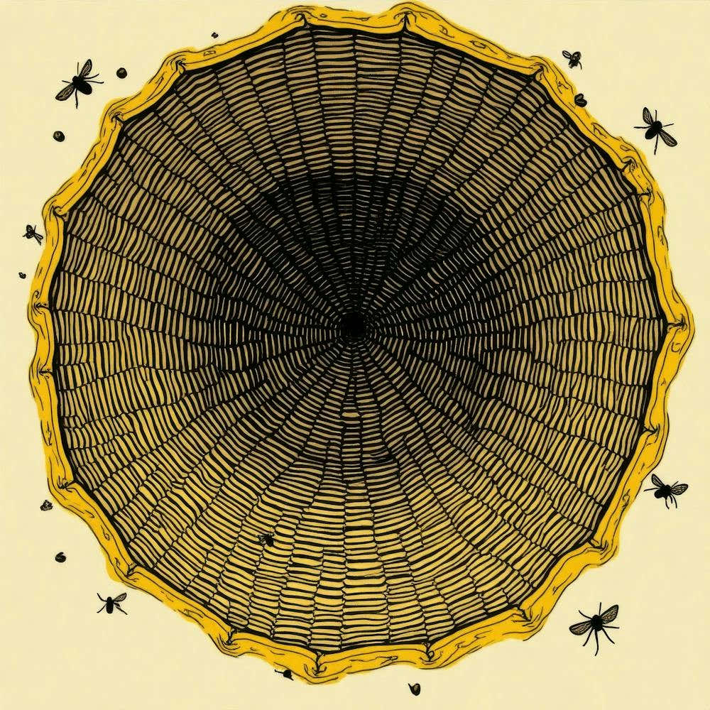 Bees On A Web