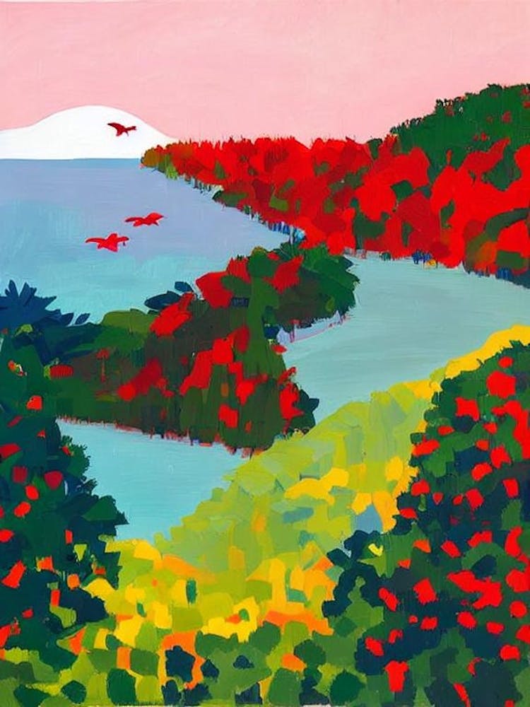 Manuel Antonio National Park Costa Rica Abstract Colourful